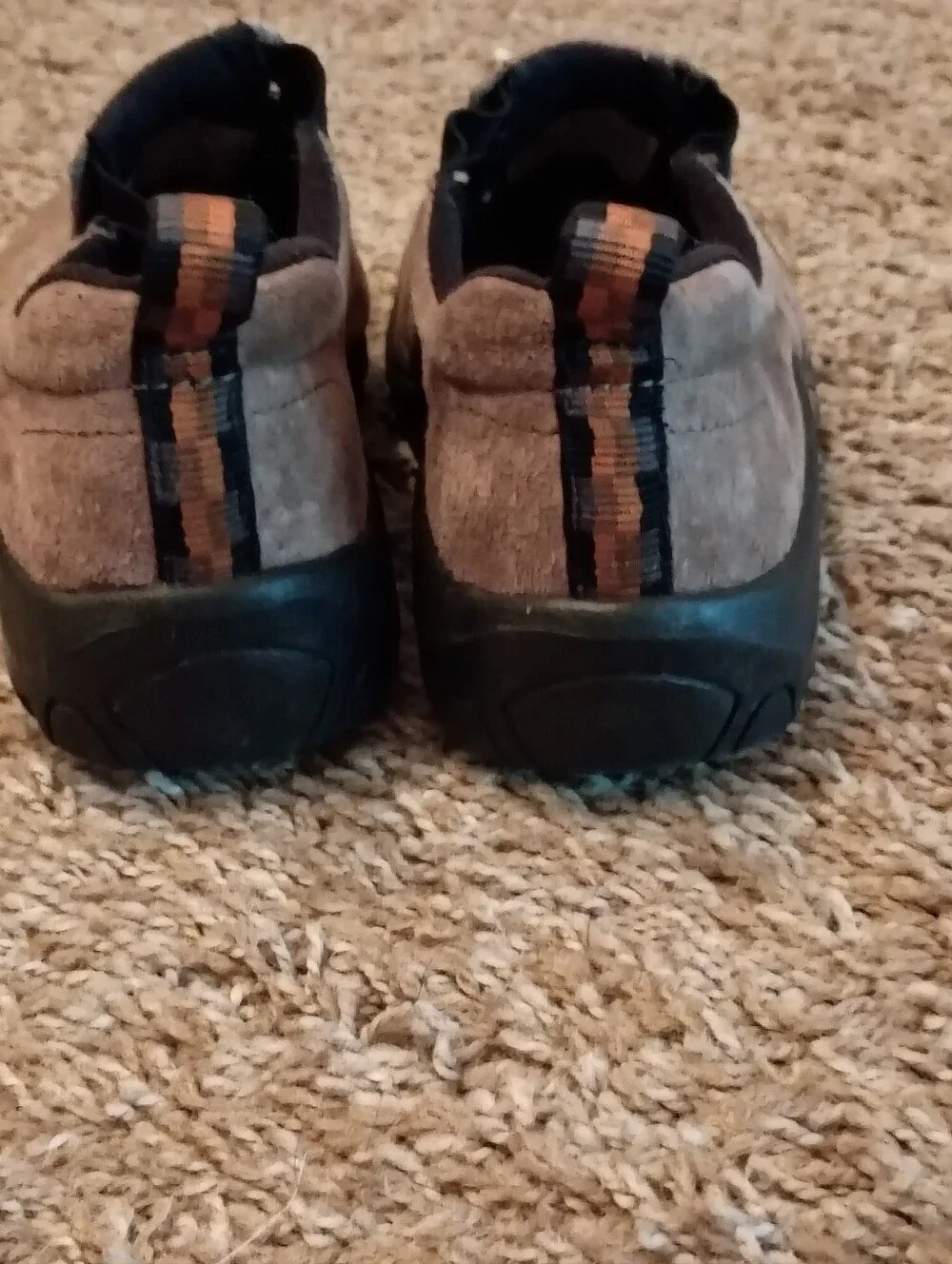 Merrell Kids Tan Suede Slip-On Loafers